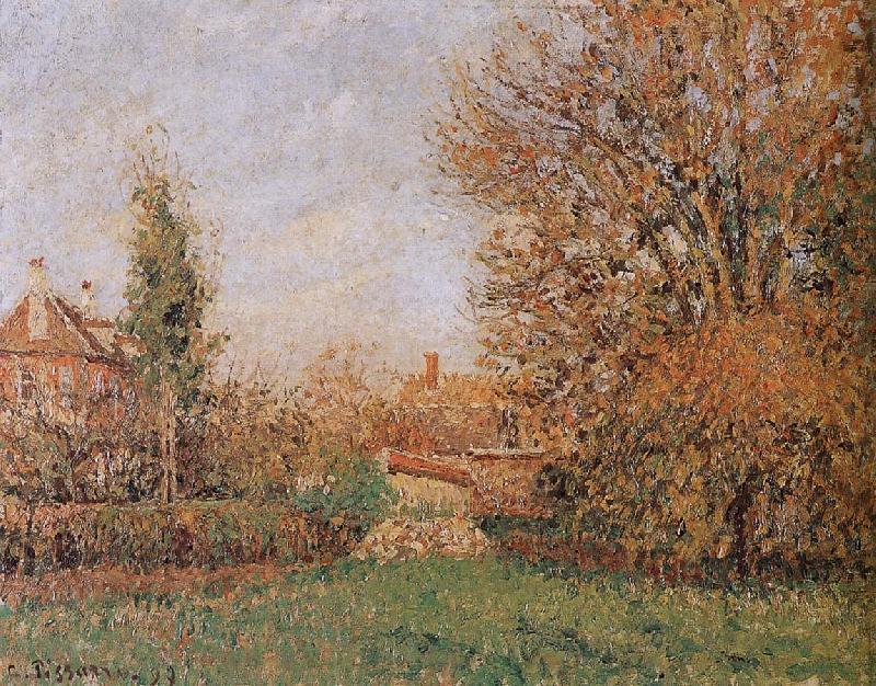 Camille Pissarro autumn scenery Norge oil painting art